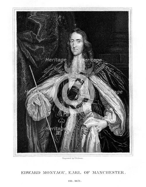 Edward Montagu, 2nd Earl of Manchester, English soldier, (1828).Artist: TA Dean