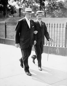 Edward Nash Hurley, Right, with James A. Farrell, 1914. Creator: Harris & Ewing