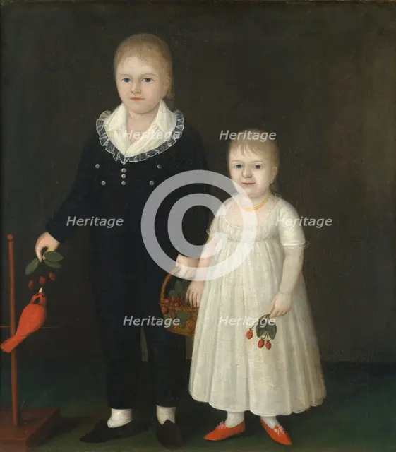 Edward and Sarah Rutter, ca. 1805. Creator: Joshua Johnson.