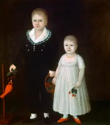Edward and Sarah Rutter c1805. Artist: Joshua Johnson