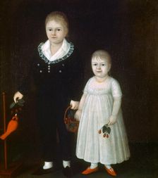 Edward and Sarah Rutter c1805. Artist: Joshua Johnson