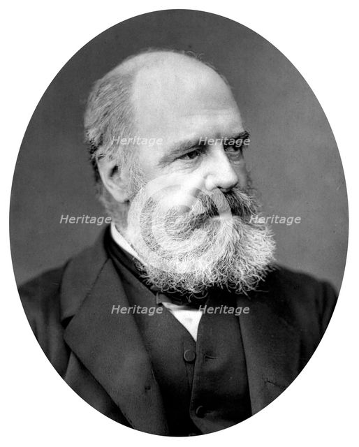 Edward Armitage, British painter and professor and lecturer to the Royal Academy, 1877. Artist: Unknown