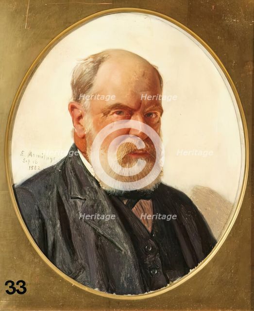 Edward Armitage, Self Portrait, 1882. Creator: Edward Armitage.