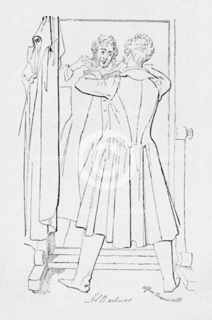 'Edward Bulwer, Lord Lytton', c1835, (1904). Artist: Alfred Crowquill.