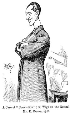 Edward Carson, Irish-born British politician and jurist, 1898