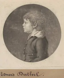 Edward Dutilh, 1802. Creator: Charles Balthazar Julien Févret de Saint-Mémin