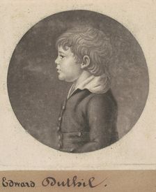 Edward Dutilh, 1802. Creator: Charles Balthazar Julien Févret de Saint-Mémin