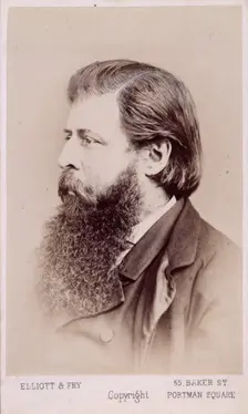 Edward Dalziel, c1860s. Creator: Elliott & Fry