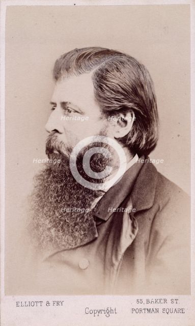 Edward Dalziel, c1860s. Creator: Elliott & Fry.