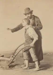 Edward Everett Hale and Son, ca. 1865. Creator: Unknown
