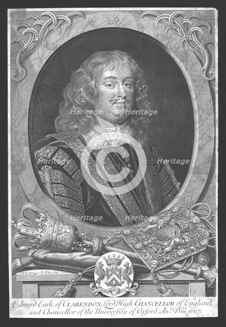 Edward, Earl of Clarendon 1667. Creator: R White.