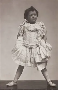 Edward Garratt in character as "The little stranger", c1906. Creator: Unknown