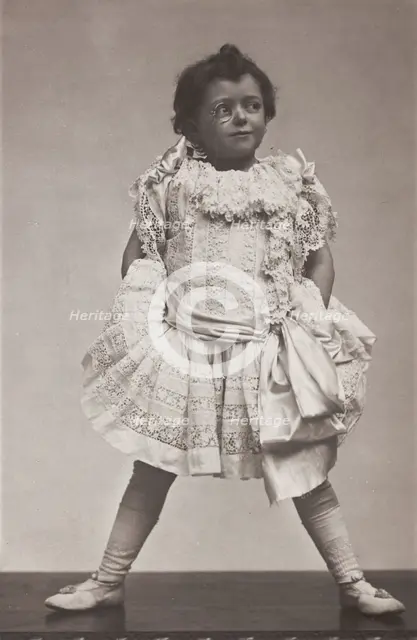 Edward Garratt in character as "The little stranger", c1906. Creator: Unknown.