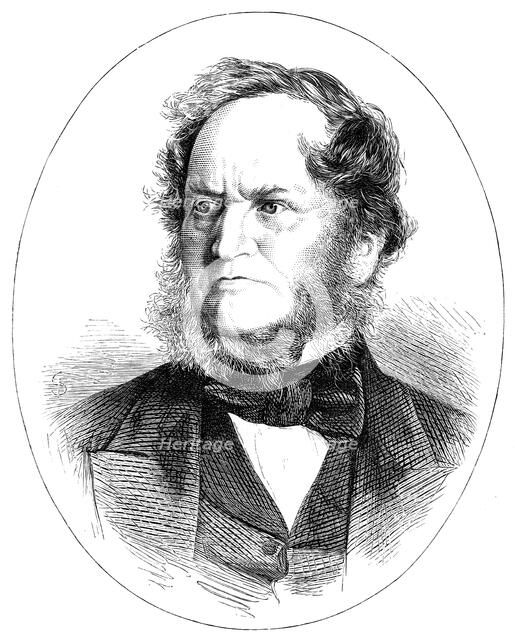 Edward Geoffrey Smith-Stanley, British statesman and prime minister, 19th century. Artist: Unknown