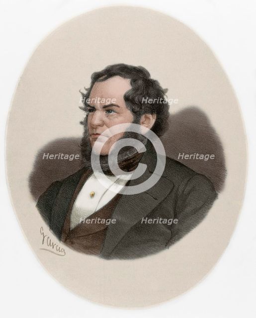 Edward George Geoffrey Smith-Stanley (1799-1869), British statesman. Creator: Unknown.