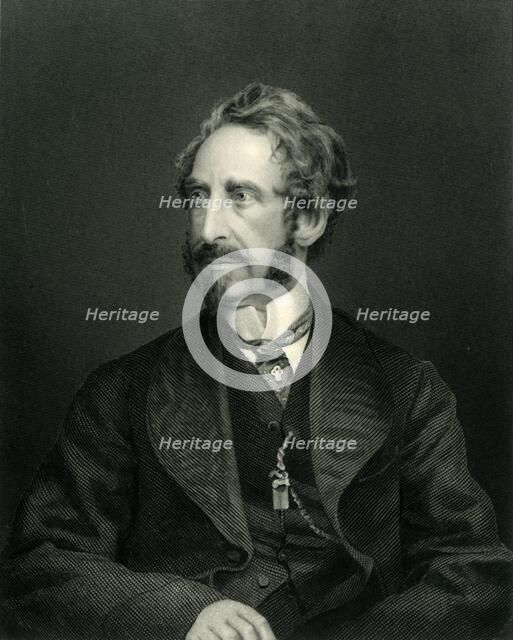 'Edward G.E.L. Bulwer-Lytton, Lord Lytton', (1850), c1884. Creator: Unknown.