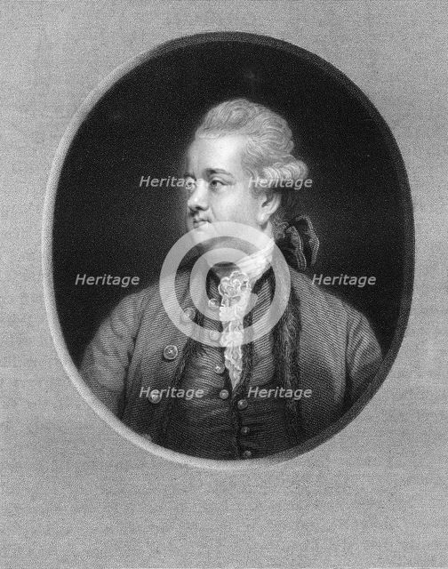 Edward Gibbon, 18th century British historian, (1836).Artist: W Holl