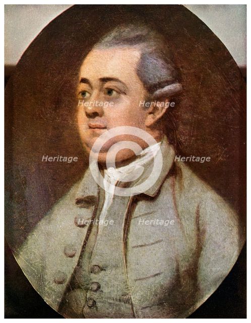 Edward Gibbon, British historian, 1773 (1956). Artist: Unknown