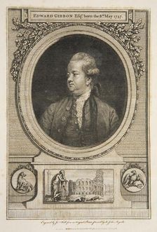 Edward Gibbon, Esq., pub. 1730 (engraving). Creator: Joshua Reynolds (1723 - 92) after