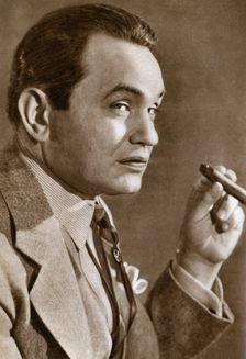 Edward Goldenberg Robinson, American stage and film actor, of Romanian origin, 1933
