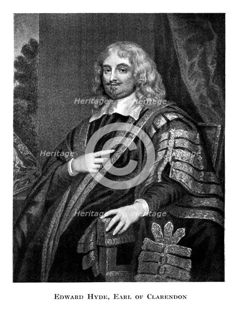 Edward Hyde (1609-1674), 1st Earl of Clarendon, 19th century. Artist: Unknown