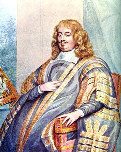 Edward Hyde, 1st Earl of Clarendon, 17th century English statesman and historian, c1905.Artist: George Perfect Harding