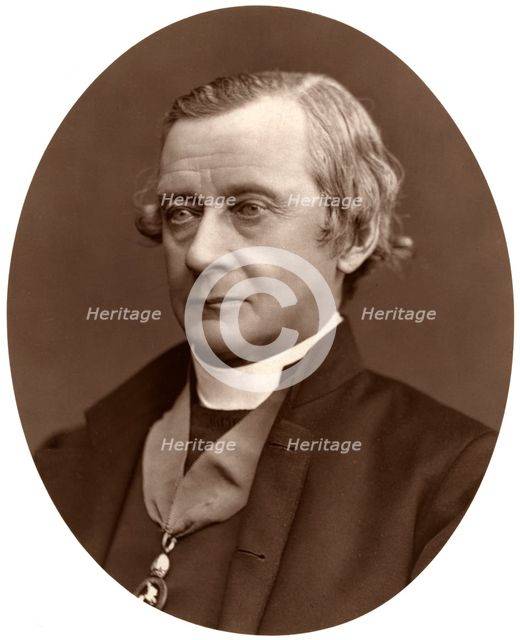 Edward Harold Browne, DD, Bishop of Winchester, 1876.Artist: Lock & Whitfield