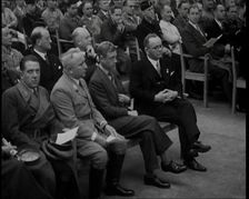 Edward, His Royal Highness the Duke of Windsor Watching an Orchestra, 1937. Creator: British Pathe Ltd