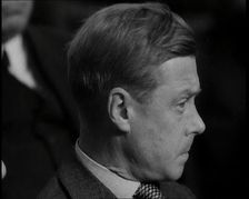 Edward, His Royal Highness the Duke of Windsor Watching an Orchestra, 1937. Creator: British Pathe Ltd