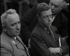Edward, His Royal Highness the Duke of Windsor Watching an Orchestra, 1937. Creator: British Pathe Ltd