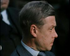 Edward, His Royal Highness the Duke of Windsor Watching an Orchestra, 1937. Creator: British Pathe Ltd