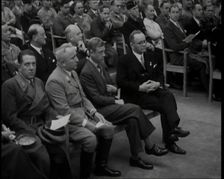 Edward, His Royal Highness the Duke of Windsor Watching an Orchestra, 1937. Creator: British Pathe Ltd