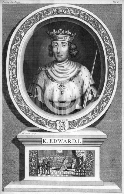 Edward I, King of England. Artist: Smith