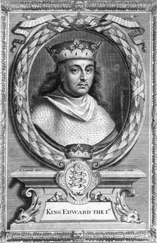 Edward I of England, (1239-1307).Artist: P Vanderbanck