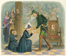 Edward IV and Lady Elizabeth Grey 1464 (1864). Creator: James William Edmund Doyle