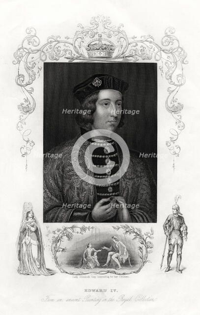 Edward IV, King of England, 1860.  Creator: Unknown.