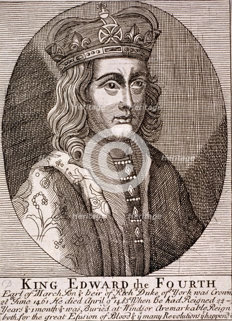 Edward IV, King of England, c1467, (c1750). Artist: Anon