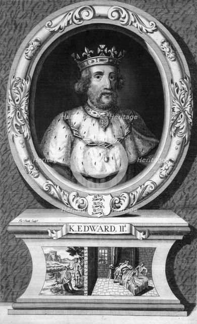 Edward II, King of England. Artist: Smith