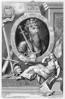 Edward III, 14th century King of England, (18th century). Creator: George Vertue
