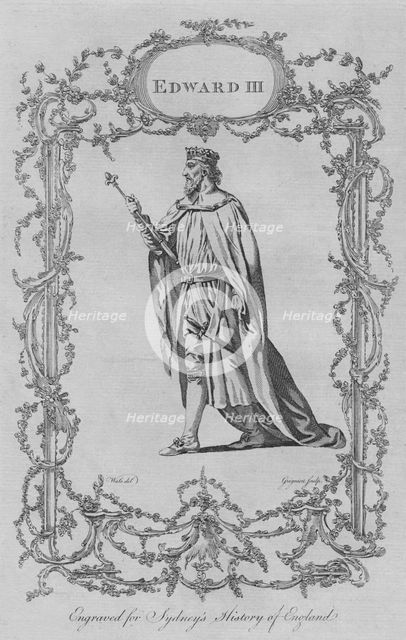 'Edward III', 1773. Creator: Charles Grignion.