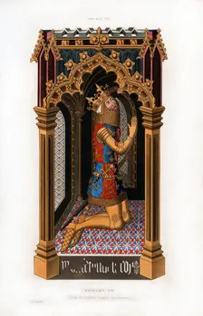 Edward III, c1355, (1843).Artist: Henry Shaw