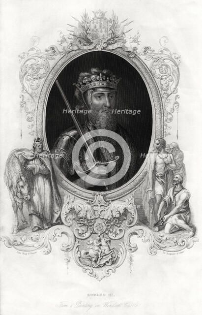 Edward III, King of England, 1860. Artist: Unknown