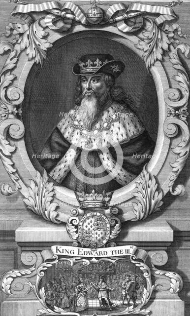 Edward III, King of England. Artist: R Sheppard