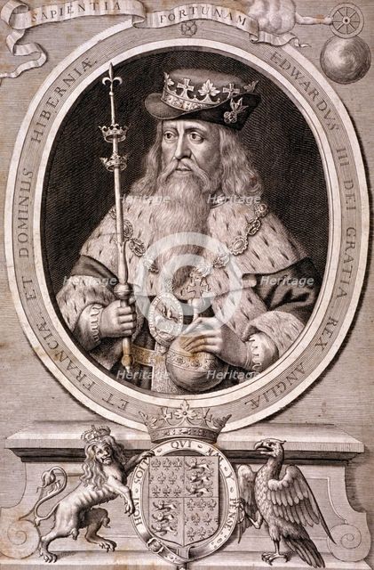 Edward III, King of England, c1370, (c1700). Artist: Anon