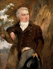 Edward Jenner, with a view of Berkeley, Glos. Creator: John Raphael Smith