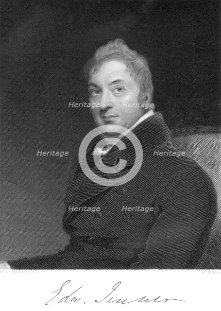 Edward Jenner, English physician, 1800. Creator: Unknown.