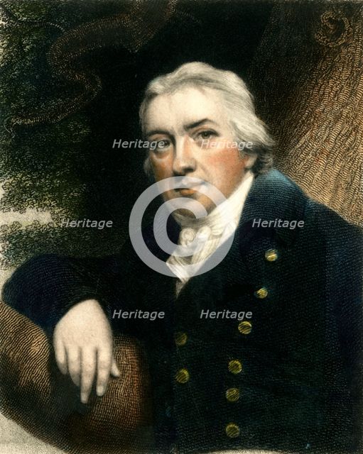 Edward Jenner, late 18th-early 19th century, (c1833). Creator: Edward Scriven.