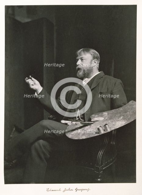Edward John Gregory, RA, c1889-1891. Creator: Ralph W Robinson.