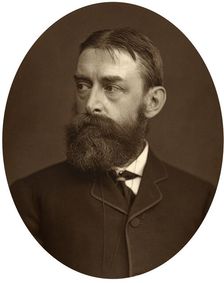 Edward John Poynter, President of the Royal Academy, 1880.Artist: Lock & Whitfield