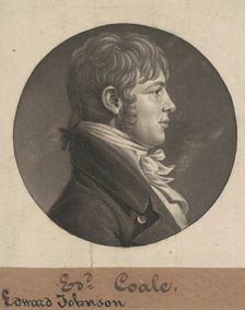 Edward Johnson Coale, 1804. Creator: Charles Balthazar Julien Févret de Saint-Mémin